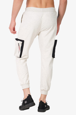 JAKCOM Colorblock Men White Track Pants