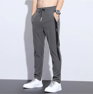 HouseOfCommon Colorblock Men Grey Track Pants