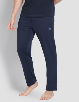 U.S. POLO ASSN. Solid Men Blue Track Pants