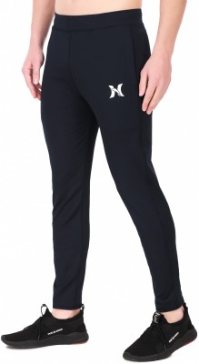 hiker's way Solid Men Black Track Pants