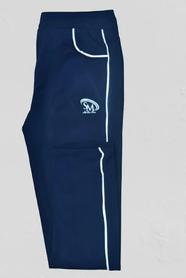 SMITS OUR TIME Solid Men Dark Blue Track Pants