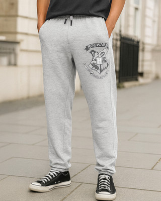 BEWAKOOF Graphic Print Men Grey Track Pants