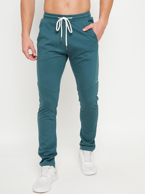Mountain Colours Solid Men Green Track Pants