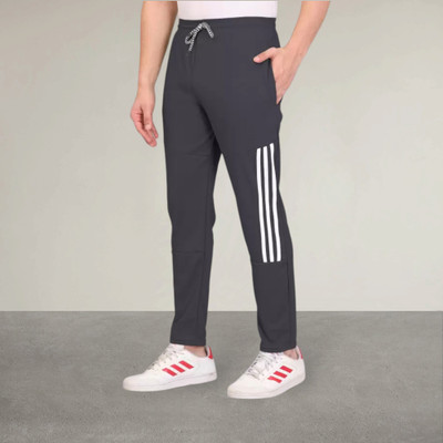 OHGORYY Self Design Men Grey Track Pants