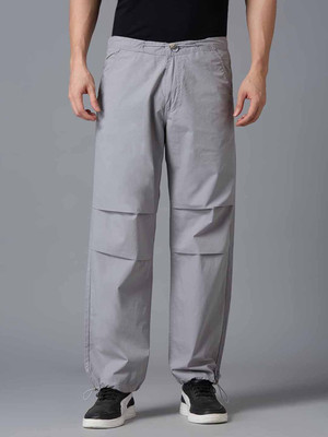 true colors of india Loose Fit Men Grey Trousers