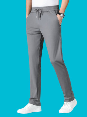 seri choice Solid Men Grey Track Pants