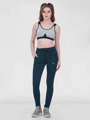 kevara Solid Women Green Track Pants