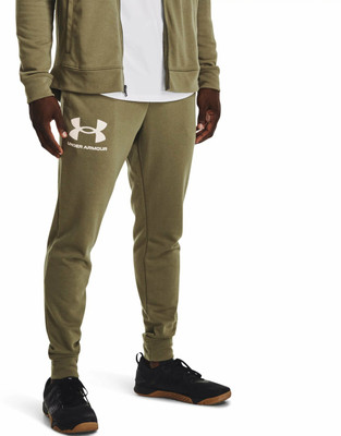 UNDER ARMOUR Solid Men Green Track Pants