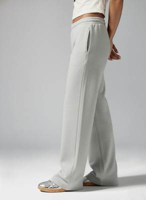 Dockstreet Solid Women Grey Track Pants