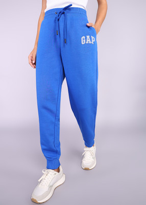 GAP Graphic Print Women Blue Track Pants