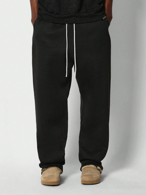 Dockstreet Solid Men Black Track Pants