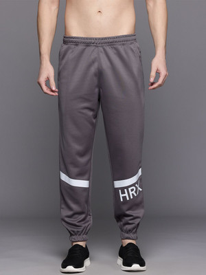 HRX by Hrithik Roshan Colorblock Men Grey Track Pants
