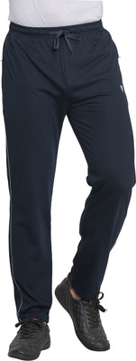 Carlos Solid Men Dark Blue Track Pants