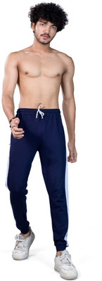 ACTLIVE Graphic Print Men Blue Track Pants