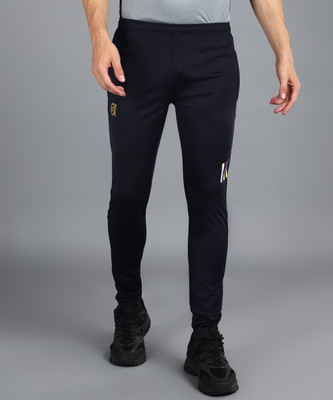 Moda Rapido Solid Men Dark Blue Track Pants