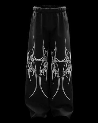 xpecto style Printed Men Black Track Pants