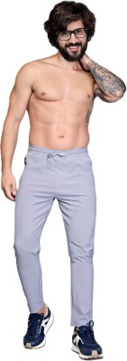 JaxZone Solid Men Grey Track Pants