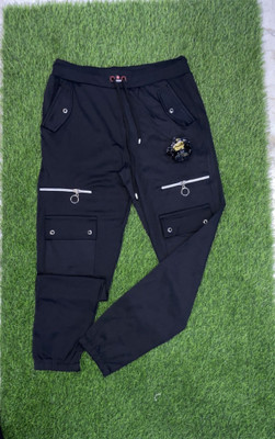 MindsArt Self Design Men Dark Blue Track Pants