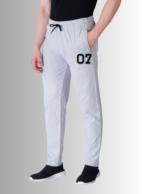 Kartblack Self Design Men Grey Track Pants