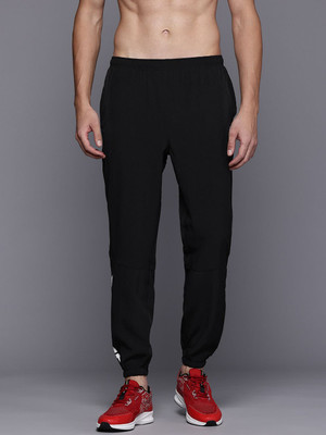 HRX by Hrithik Roshan Printed Men Black Track Pants