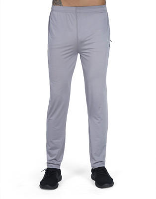 GOTO Solid Men Silver Track Pants