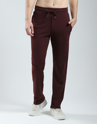 MONTE CARLO Solid Men Brown Track Pants
