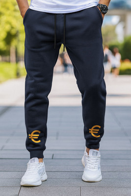 HouseOfCommon Solid Men Dark Blue Track Pants