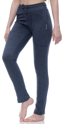 COLORTRAIT Self Design Women Blue Track Pants