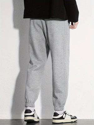 WARCOURT Loose Fit Men Grey Trousers