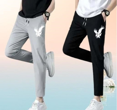 Zimli Solid Men Black Track Pants