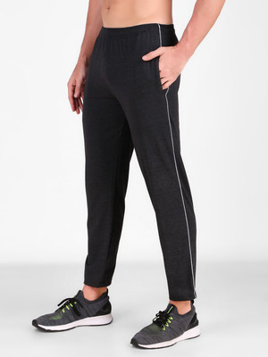 UZARUS Solid, Striped Men Multicolor Track Pants