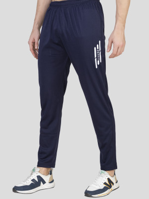 Zeffit Printed Men Dark Blue Track Pants