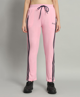 SYDNEY HILLS Striped Women Pink Track Pants