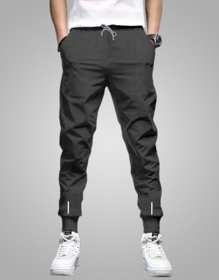 Reya Solid Men Grey Track Pants