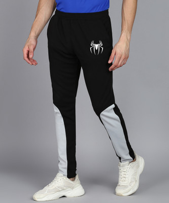 mfb Printed Men Black Track Pants