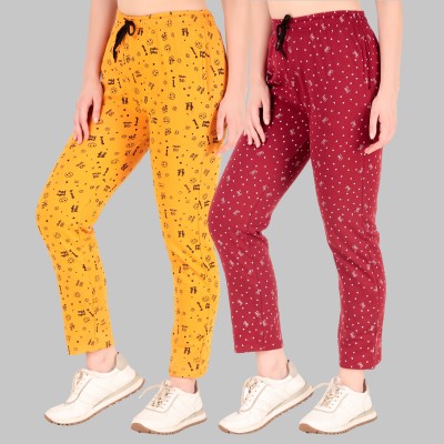 Priyansh Enterprises Printed Women Multicolor Track Pants