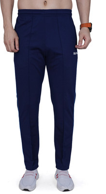 BW:BEATWIDE Solid Men Blue Track Pants
