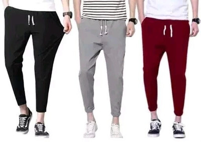 ABHIMAINYU Solid Men Multicolor Track Pants