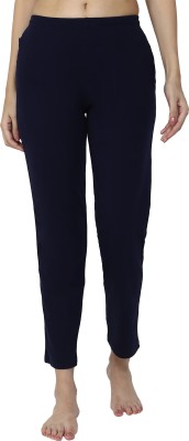 Dyca Solid Women Blue Track Pants