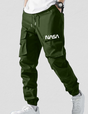 Fabfashion Printed Men Olive Track Pants