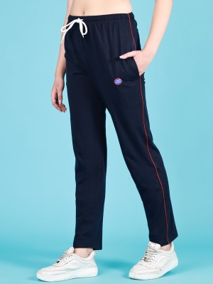 VIMAL JONNEY Solid Women Blue Track Pants