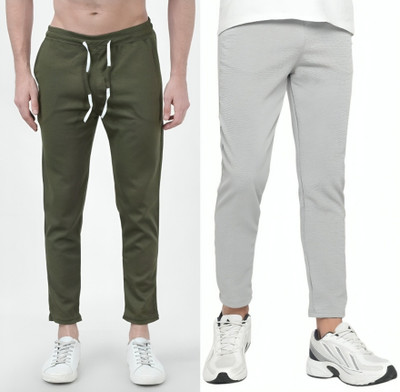 kushwaha fashion point Solid Men Grey, Olive Track Pants