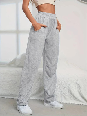 PROGENY Solid Women Grey Track Pants