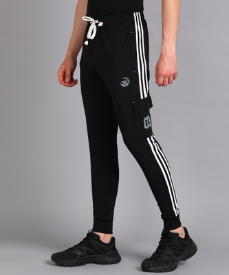GNOCKFACE Self Design Men Black Track Pants