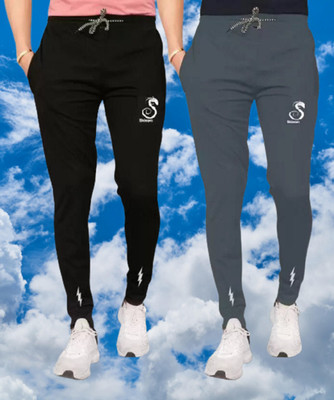 sonoiizeed hk Printed Men Black, Grey Track Pants