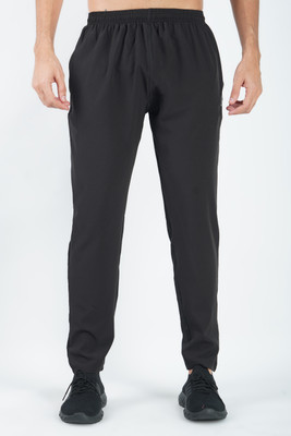 GOTO Striped Men Black Track Pants