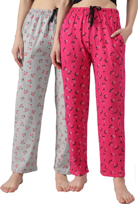 RS ENTERPRISES Printed Women Multicolor Track Pants