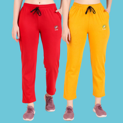 Kiba Retail Solid Women Multicolor Track Pants
