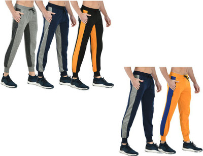 IndiWeaves Colorblock Men Multicolor Track Pants
