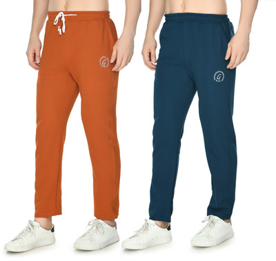 UTKARSH CREATION Printed Men Orange, Blue Track Pants